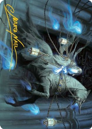 Patrician Geist Art Card (Gold-Stamped Signature) (ASMID-028) - Art Series: Innistrad: Midnight Hunt