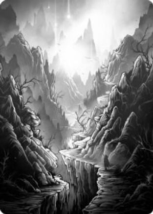 Mountain Art Card (ASMID-079) - Art Series: Innistrad: Midnight Hunt