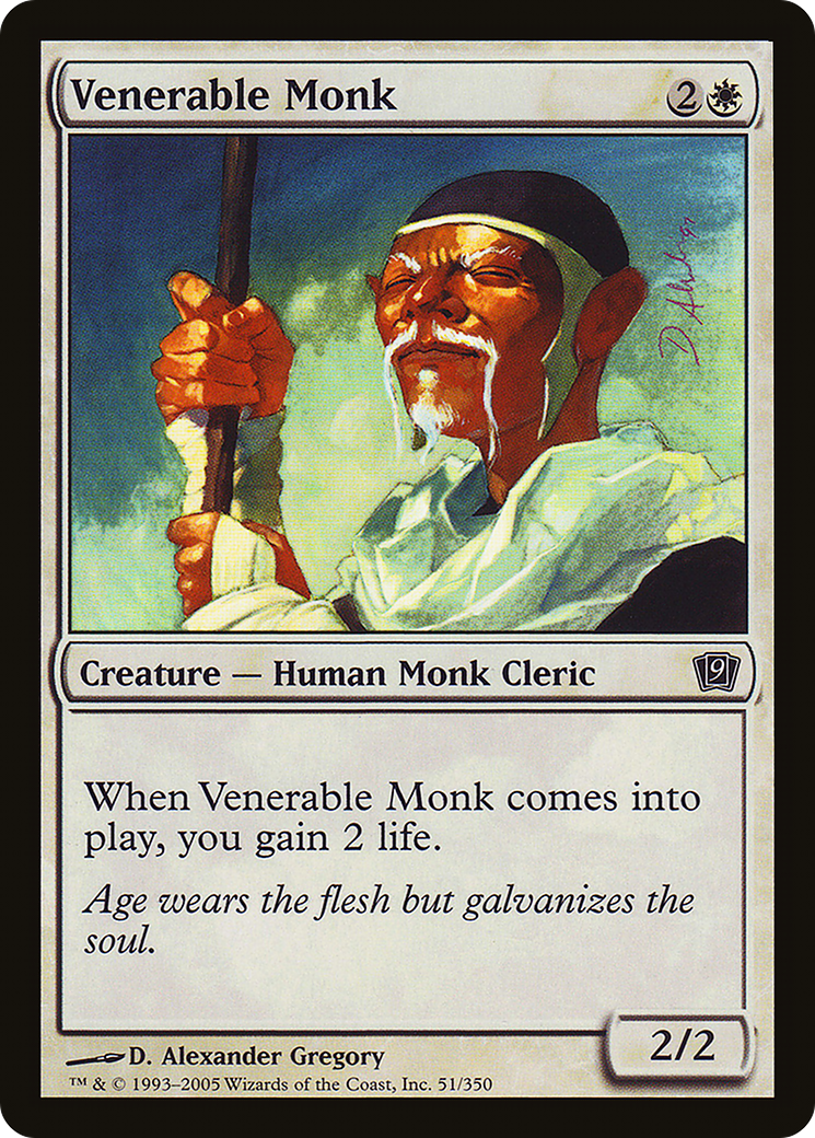 Venerable Monk (9ED-051) - 9th Edition