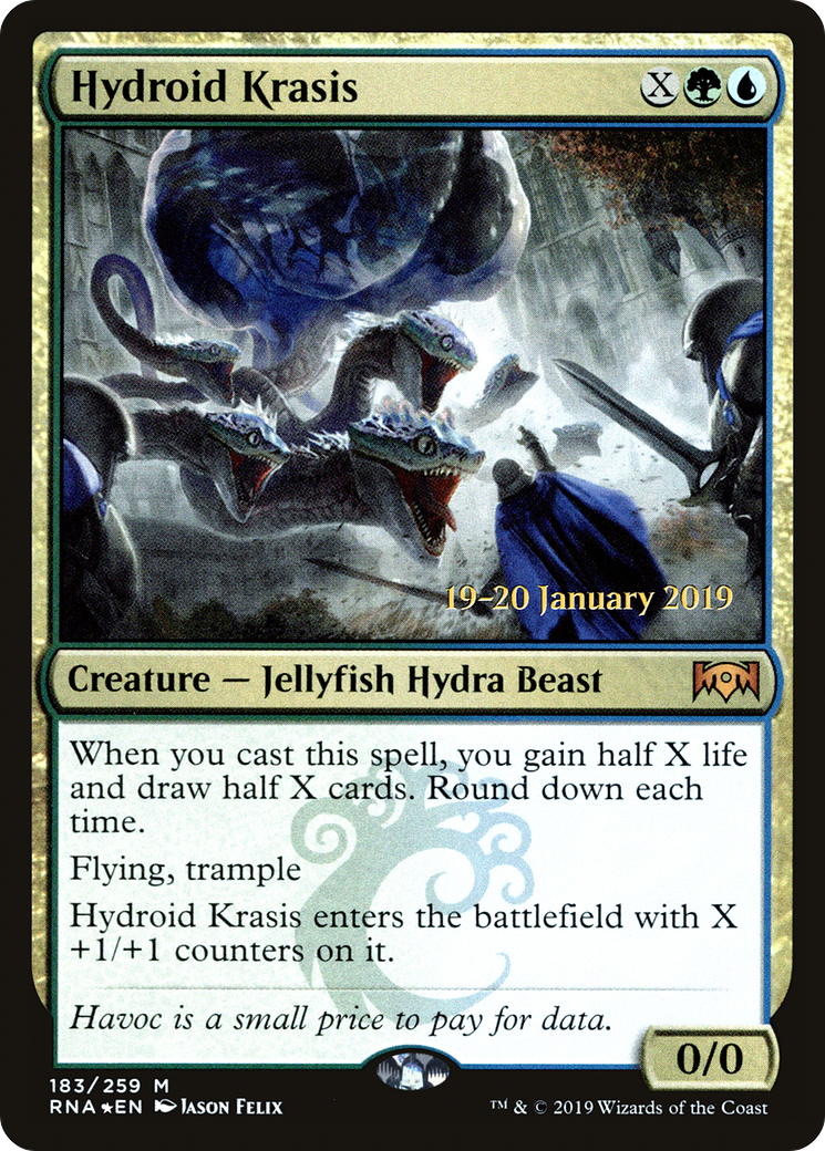 Hydroid Krasis (PRE-183S) - Ravnica Allegiance Promos Foil