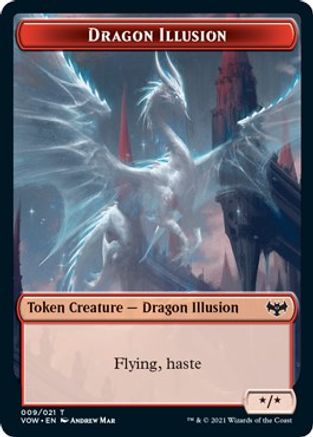 Dragon Illusion Token (VOW-009) - Innistrad: Crimson Vow
