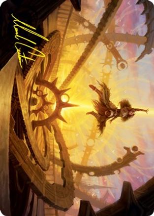 Katilda's Rising Dawn Art Card (Gold-Stamped Signature) (ASVOW-015) - Art Series: Innistrad: Crimson Vow