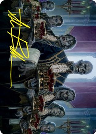 Dying to Serve Art Card (Gold-Stamped Signature) (ASVOW-032) - Art Series: Innistrad: Crimson Vow