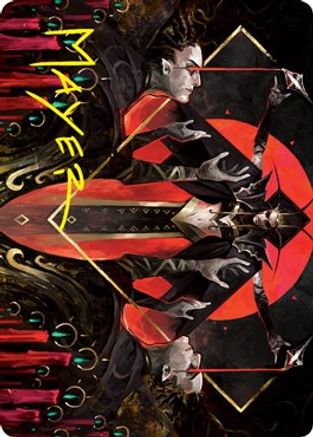 Gift of Fangs Art Card (Gold-Stamped Signature) (ASVOW-034) - Art Series: Innistrad: Crimson Vow
