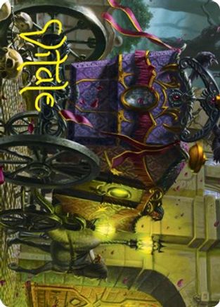 Honeymoon Hearse Art Card (Gold-Stamped Signature) (ASVOW-045) - Art Series: Innistrad: Crimson Vow