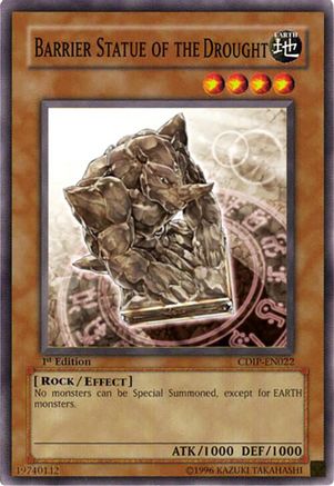 Barrier Statue of the Drought (CDIP-EN022) - Cyberdark Impact Unlimited