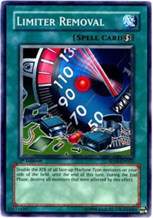 Limiter Removal (SD10-EN025) - Structure Deck: Machine Re-Volt Unlimited