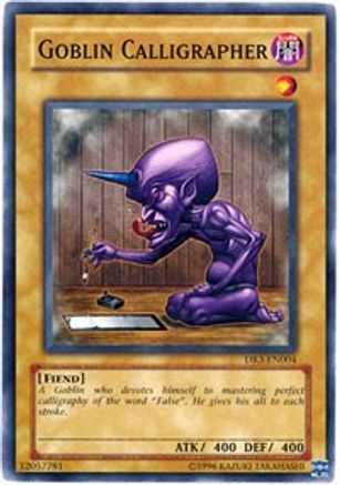 Goblin Calligrapher (DR3-EN004) - Dark Revelation Volume 3 Unlimited