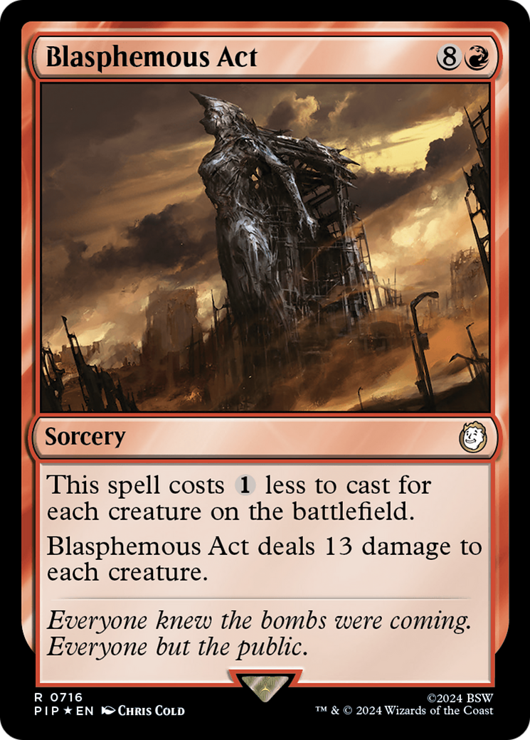 Blasphemous Act (Surge Foil) [Fallout] | The CG Realm