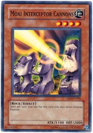 Moai Interceptor Cannons (DR3-EN194) - Dark Revelation Volume 3 Unlimited