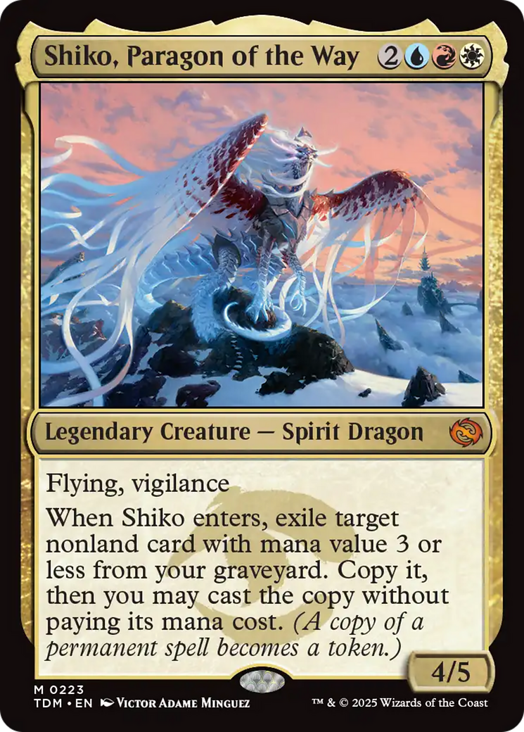 Shiko, Paragon of the Way [Tarkir: Dragonstorm] | The CG Realm