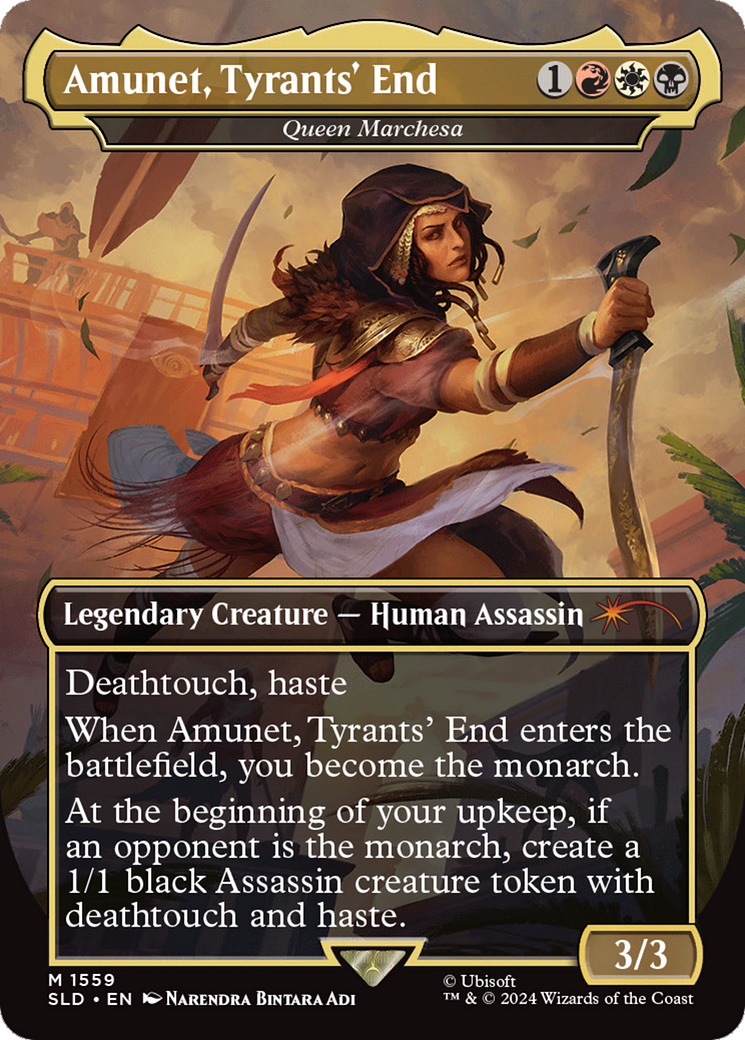 Amunet, Tyrants' End - Queen Marchesa (Rainbow Foil) [Secret Lair Drop Series] | The CG Realm