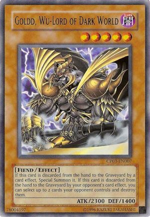 Goldd, Wu-Lord of Dark World (CP03-EN007) - Champion Pack 3 Unlimited