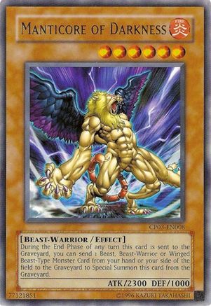 Manticore of Darkness (CP03-EN008) - Champion Pack 3 Unlimited
