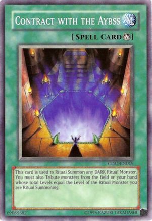 Contract with the Abyss (CP03-EN019) - Champion Pack 3 Unlimited