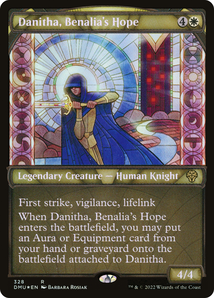 Danitha, Benalia's Hope (Textured Foil) (DMU-328) - Dominaria United: (Showcase) Foil
