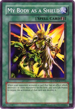 My Body as a Shield (CP01-EN015) - Champion Pack 1 Unlimited