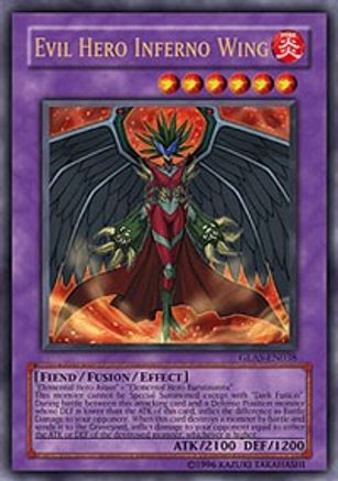 Evil Hero Inferno Wing (GLAS-EN038) - Gladiator's Assault Unlimited