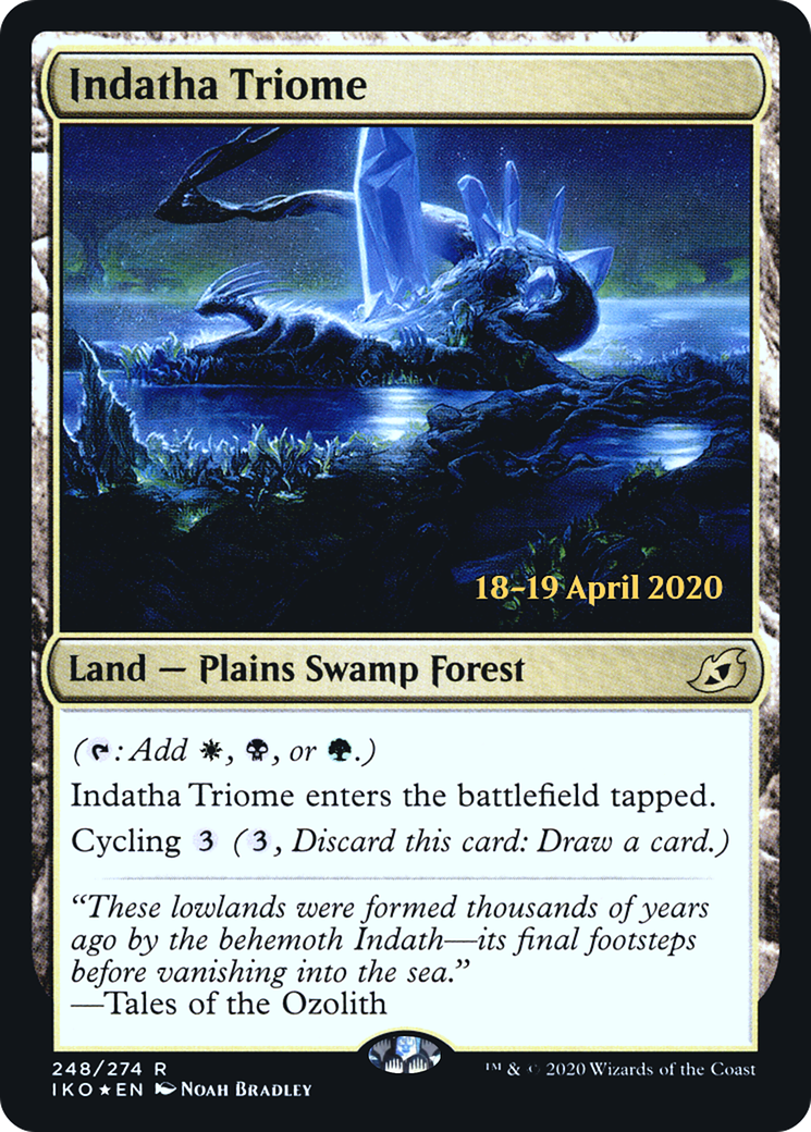 Indatha Triome (PRE-248) - Ikoria: Lair of Behemoths Promos Foil