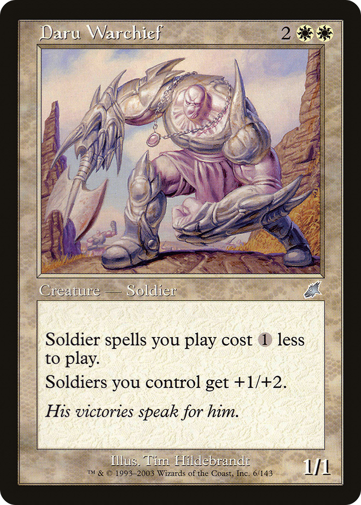 Daru Warchief (SCG-006) - Scourge