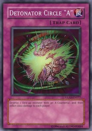 Detonator Circle "A" (GLAS-EN077) - Gladiator's Assault Unlimited