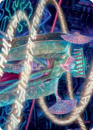 Satsuki, the Living Lore Art Card (ASNEO-005) - Art Series: Kamigawa: Neon Dynasty