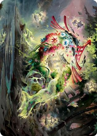 Go-Shintai of Life's Origin Art Card (ASNEO-026) - Art Series: Kamigawa: Neon Dynasty