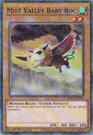Mist Valley Baby Roc (Duel Terminal) (HAC1-EN059) - Hidden Arsenal: Chapter 1 1st Edition
