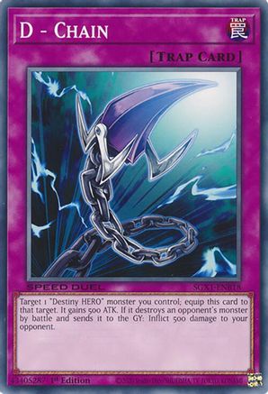D - Chain (SGX1-ENB18) - Speed Duel GX: Duel Academy Box 1st Edition