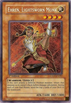 Ehren, Lightsworn Monk (LODT-EN082) - Light of Destruction Unlimited