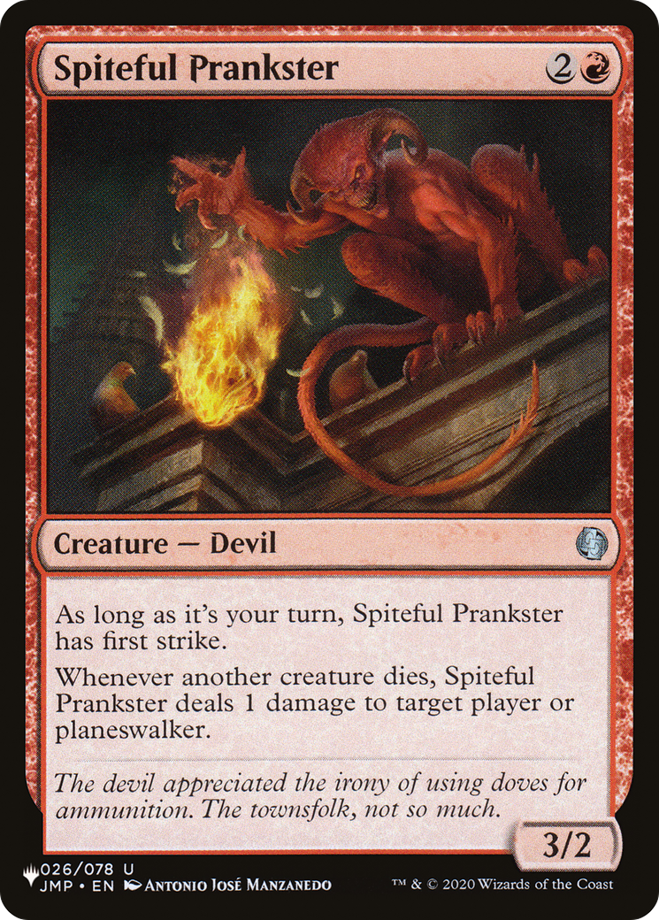 Spiteful Prankster [The List] | The CG Realm