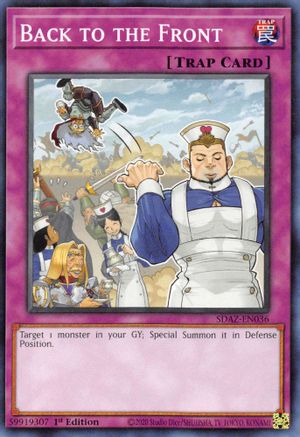 Back to the Front (SDAZ-EN036) - Structure Deck: Albaz Strike 1st Edition
