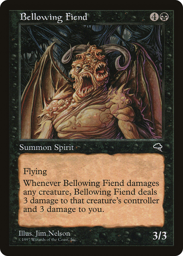 Bellowing Fiend (TMP-108) - Tempest