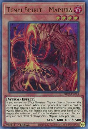 Tenyi Spirit - Mapura (GFP2-EN085) - Ghosts From the Past: The 2nd Haunting 1st Edition
