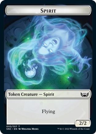 Spirit Token (SNC-003) - Streets of New Capenna