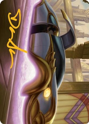 Mysterious Limousine Art Card (Gold-Stamped Signature) (ASSNC-006) - Art Series: Streets of New Capenna