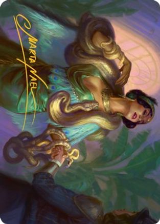 Venom Connoisseur Art Card (Gold-Stamped Signature) (ASSNC-021) - Art Series: Streets of New Capenna
