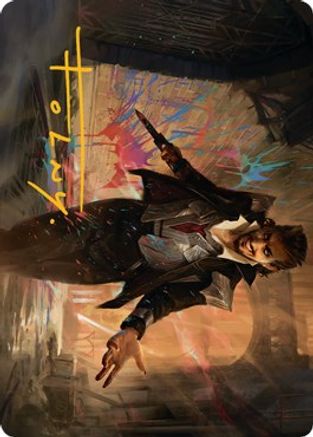 Anhelo, the Painter Art Card (Gold-Stamped Signature) (ASSNC-038) - Art Series: Streets of New Capenna