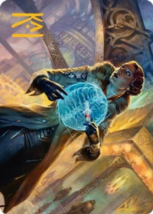 Writ of Return Art Card (Gold-Stamped Signature) (ASSNC-059) - Art Series: Streets of New Capenna