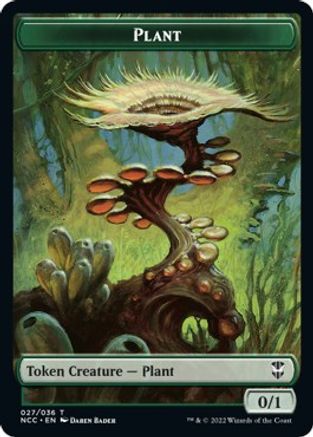 Plant // Citizen Double-Sided Token (NCC-27 // 12) - Commander: Streets of New Capenna