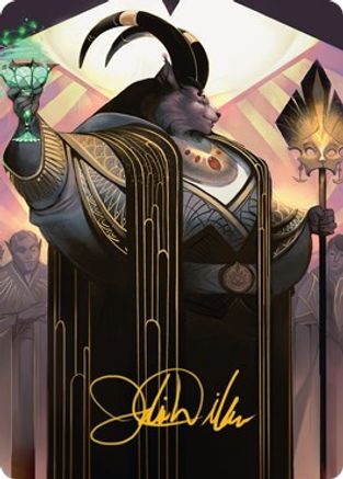 Jetmir, Nexus of Revels Art Card (68/81) (Gold-Stamped Signature) (ASSNC-068) - Art Series: Streets of New Capenna