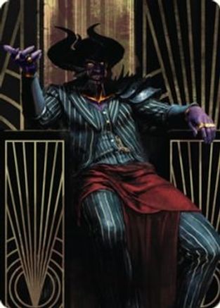 Ob Nixilis, the Adversary Art Card (71/81) (ASSNC-071) - Art Series: Streets of New Capenna