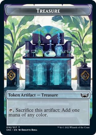 Treasure (016) // Citizen Double-Sided Token (SNC-16 // 12) - Streets of New Capenna
