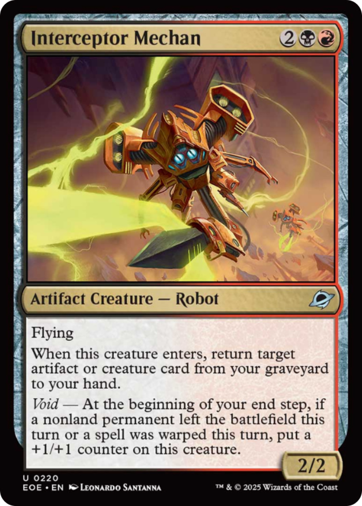 Interceptor Mechan [Edge of Eternities] | The CG Realm