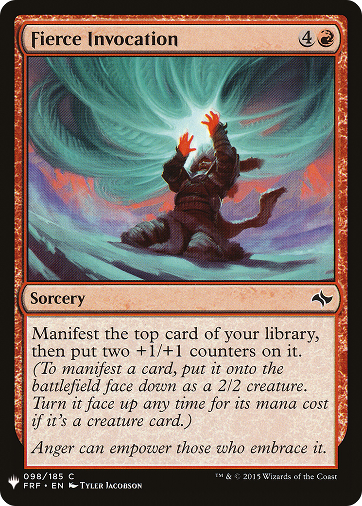 Fierce Invocation (LIST-FRF-98) - The List
