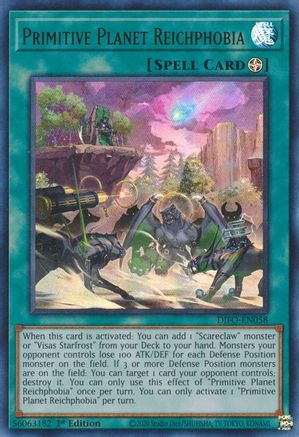 Primitive Planet Reichphobia (DIFO-EN058) - Dimension Force 1st Edition