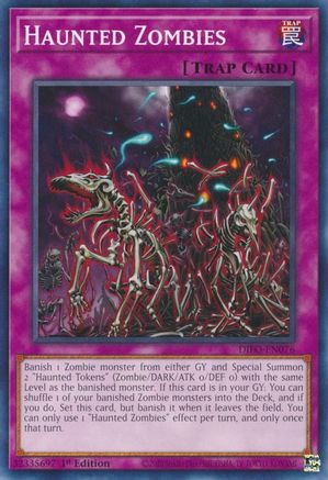 Haunted Zombies (DIFO-EN076) - Dimension Force 1st Edition
