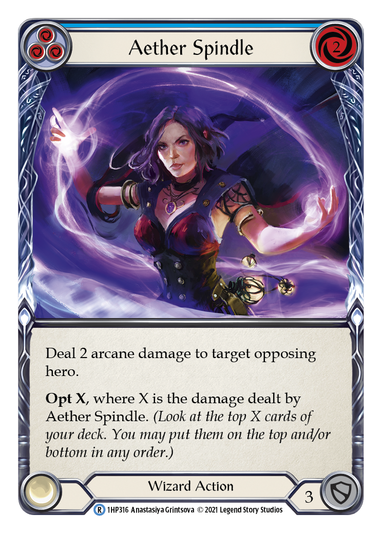 Aether Spindle (Blue) [1HP316] (History Pack 1) | The CG Realm