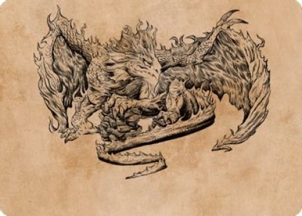 Miirym, Sentinel Wyrm Art Card (ASCLB-071) - Art Series: Commander Legends: Battle for Baldur's Gate