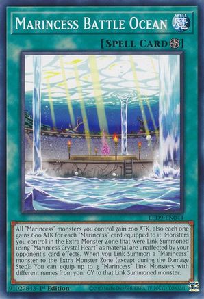 Marincess Battle Ocean (LED9-EN044) - Legendary Duelists: Duels From the Deep 1st Edition